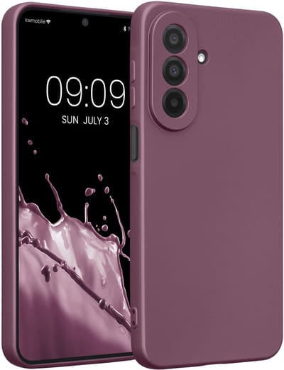 kwmobile metallic telefoonhoesje van TPU - geschikt voor Samsung Galaxy A27 5G - Flexible case voor smartphone - In metallic lila