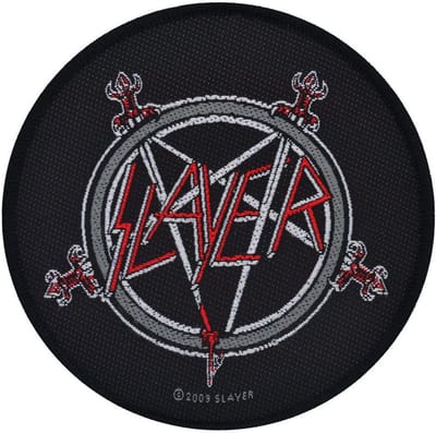 Groot Pentagram Patch voor Jas of Tas