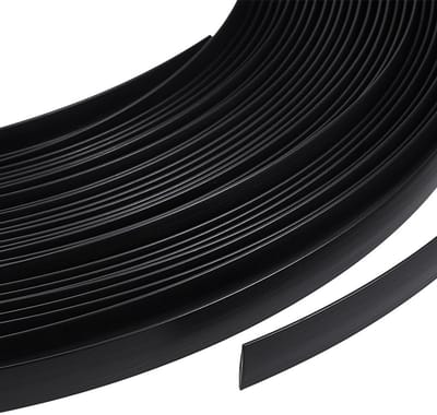Dailygoods- Korset Boning 18M - 10mm Brede Zwarte Webbing - 2mm Dik - Handgemaakte Craft - Trouwjurken DIY - Naaien Supplies - Corset Bale