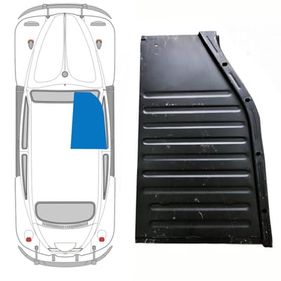 Reparatiepaneel voorste vloer voor Volkswagen Kaefer 1949- / Rechts