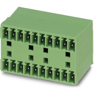 Phoenix Contact 1843156 Male behuizing (board) MCD Totaal aantal polen: 10 Rastermaat: 3.81 mm Inhoud: 50 stuk(s)