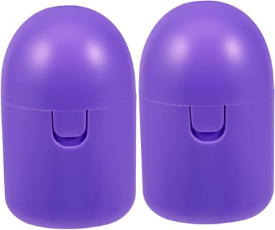 Opbergdoosjes - Houders - Persoonlijke Hygiëne - Draagbaar Ontwerp - 2 stuks - Paars