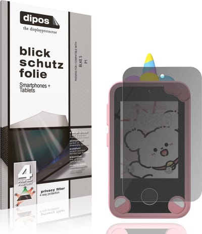 dipos – Matte Privacy Screenprotector geschikt voor BLKE S P1 | Anti-Spy Beschermfolie