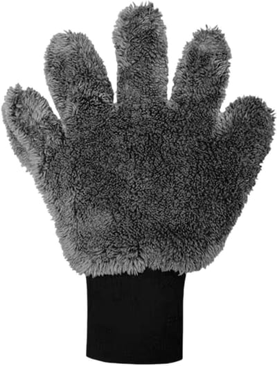 Washandje - Schoonmaakhandschoen - Auto poetsen - Krasvrij - 33 x 237 cm - Grijs