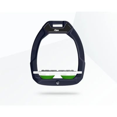 Veiligheidsstijgbeugels Plat Grip Rood/Wit/Groen Flex-On Safe-On
