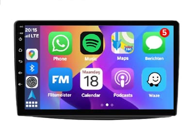 Autoradio 2/32GB met Carplay en Android auto | Geschikt voor Alfa Romeo Mito 955 2008-2016 | Radio scherm met Navigatie | 2008 2009 2010 2011 2012 2013 2014 2015 2016