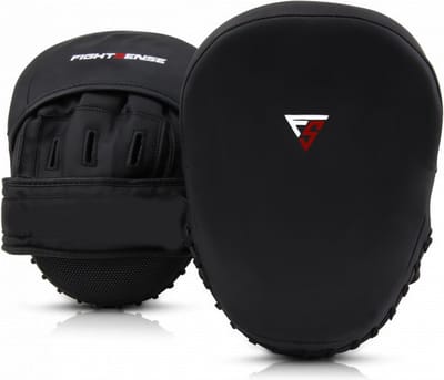FIGHTSENSE Bokspads per Paar – Rood – Stootkussens voor Muay Thai, Kickboksen & MMA – PU Schuim – Sparren & Training