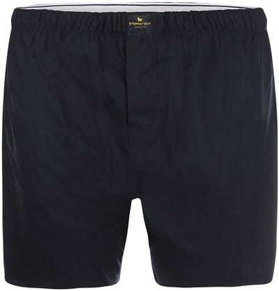 Steppin' Out Boxer Donkerblauw (navy) Poplin - Maat S - Heren - Boxershorts