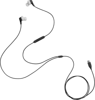 JBL Endurance Run 3 USB-C - Sport Oordopjes voor iPhone 15, 16 & 17 - Bedrade In-ear met FlipHook - USB-C Headset met Microfoon - IP65 Zweetbestendig - Hardlopen & Fitness - Zwart