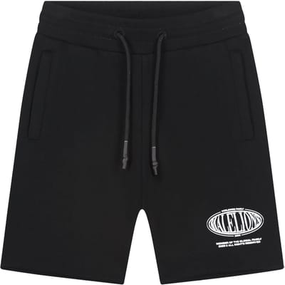 Malelions Damaged Hem Shorts Broeken Jongens - Zwart - Maat 128