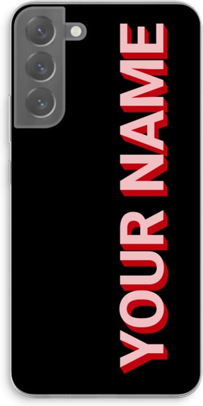 Gepersonaliseerd - Case Company® - Hoesje geschikt voor Samsung Galaxy S22 Plus hoesje - Namecase - Soft Cover Telefoonhoesje - Bescherming aan alle Kanten en Schermrand