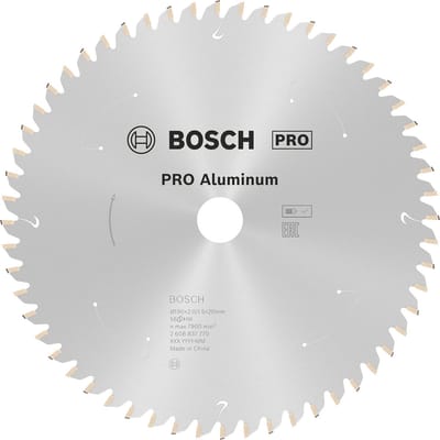 Bosch PRO Aluminium accu zaagblad voor cirkelzagen 190 x 2 x 20 mm - 2608837770