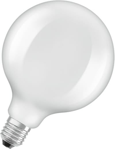 OSRAM LED Retrofit CLASSIC GLOBE125 in G125-vorm, LED-lamp, loodvrij glas, mat, 7,5 W, (ex 75 W), 1055 lm, koel wit, 6500 K, 15000 uur, CRI 80