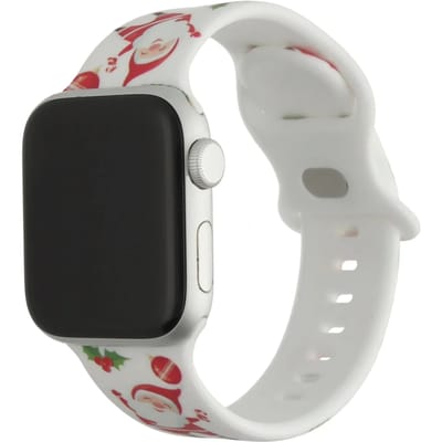 123watches print bandje - siliconen - kerst - Limited edition 2024 - 38 · 40 · 41 & 42 mm - Geschikt voor Apple Watch series 1/2/3/4/5/6/7/8/9/10/11/12/SE/SE2/SE3