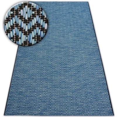 Kleden Rugsx Sisal tapijt SISAL LOFT 21144 RUIT ZIGZAG 80x150 cm