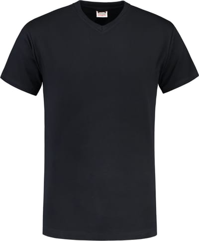 Tricorp T-shirt V-hals - Casual - 101007 - Navy - maat XL