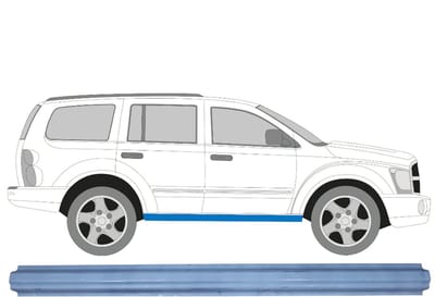 Reparatie dorpel voor Dodge Durango 2003-2008 / Links = Rechts (symmetrisch)