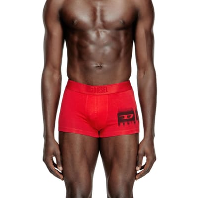 Diesel Heren DAMIEN-D-BOX-3PACK Boxer Briefs, 3-Pack, A193910LKCY, XL, Zwart/Rood, E7301 red