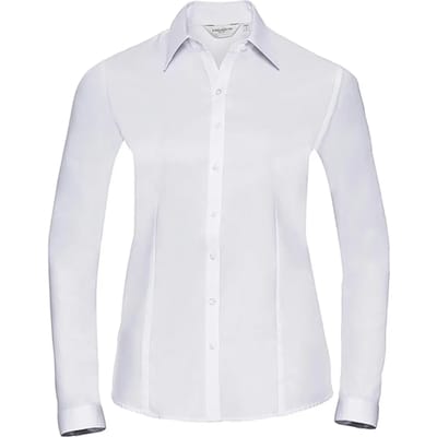 Dameshemd met lange mouwen Russell Athletic Herringbone