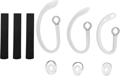 Dailygoody - Oordopjes Eargels - Comfortabele Oorhaak Accessoires - Siliconen en Foam - Geschikt voor Plantronics Headsets - Inclusief Oorhaken en Sle...