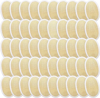 Exfoliërende Loofah Pads - Douche Spons - Huid Reinigen - Natuurlijk Materiaal - 11.5 x 8 cm - Natuurlijk