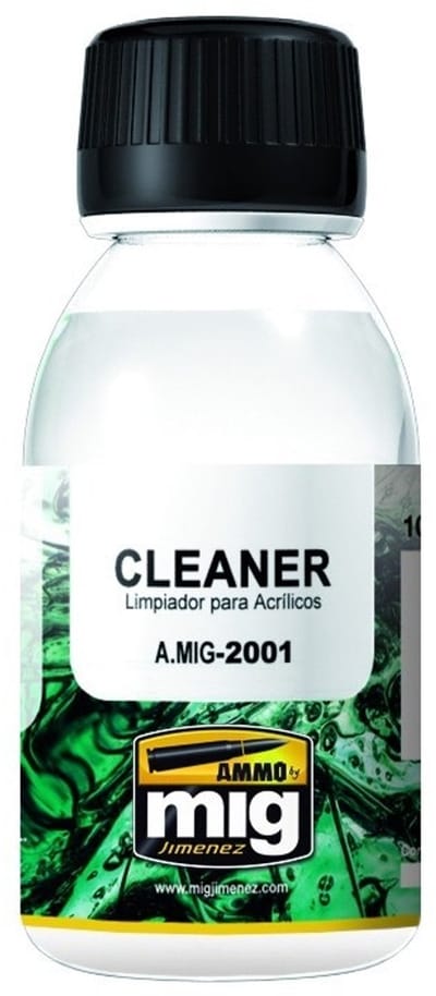 AMMO by Mig Jimenez Hobbyverf Acrylverf - MIG 2001 Acrylic Cleaner (100 ml) Cleaner - 100 ml