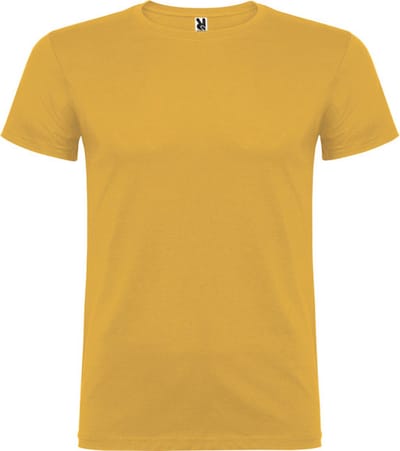 Oker Geel 5 pack t-shirts Roly Beagle maat S