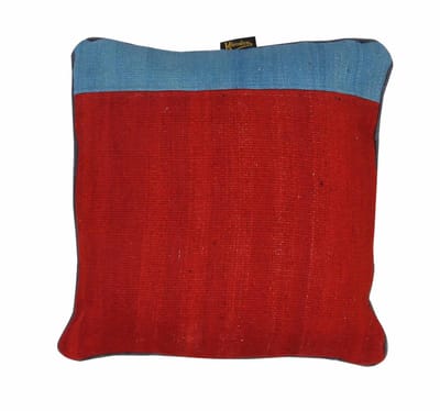 Handgeweven Kleurblok Kilim Kussen