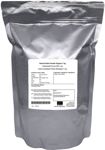 Zoete Aardappel Poeder - 1 Kg - Holyflavours