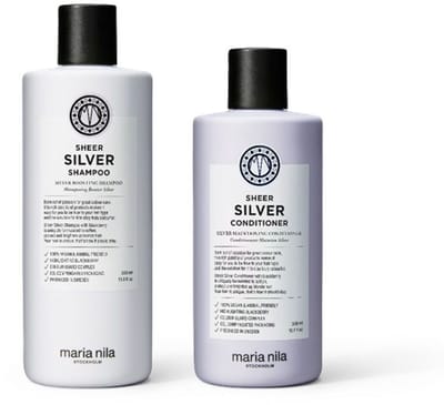 Maria Nila Sheer Silver Shampoo 350ml + Conditioner 300ml