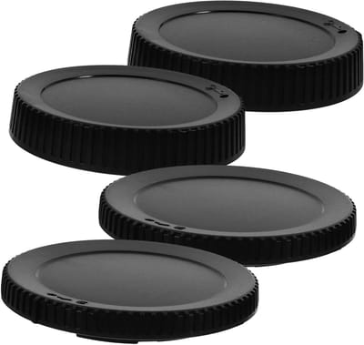 Lensdoppen Set - Camera Beschermers - Camera Beschermen - Volledige Lensbescherming - 2 Sets - Zwart
