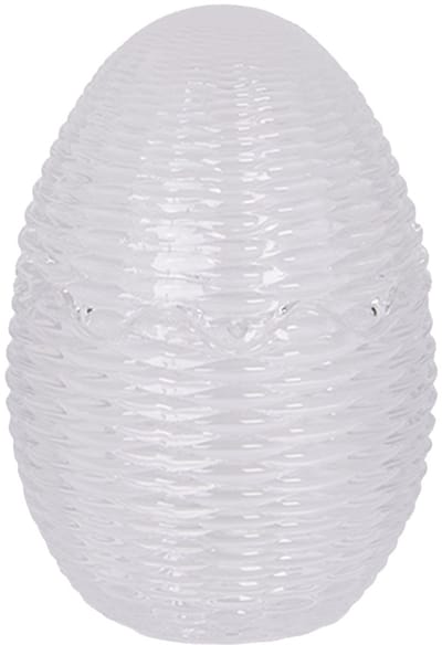 Clayre & Eef Glazen potje Ei Ø 8x12 cm Transparant Glas