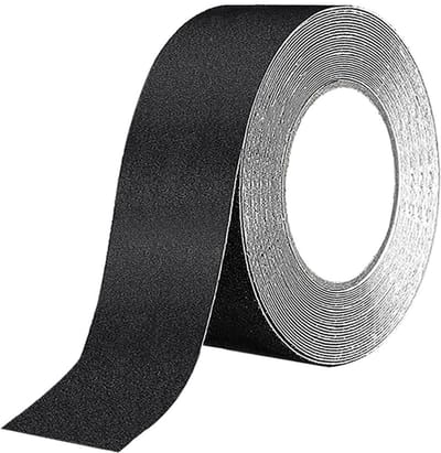Zwart Antislip Tape 10M x 5cm - Zelfklevend Veiligheidsband voor Binnen en Buiten, Ideaal voor Trappen en Vloeren