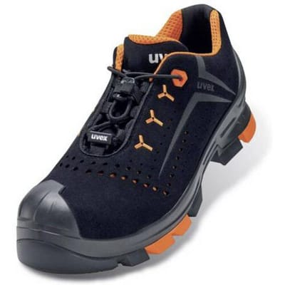 uvex 2 6501242 Veiligheidsschoenen ESD S1P Schoenmaat (EU): 42 Zwart, Oranje 1 paar