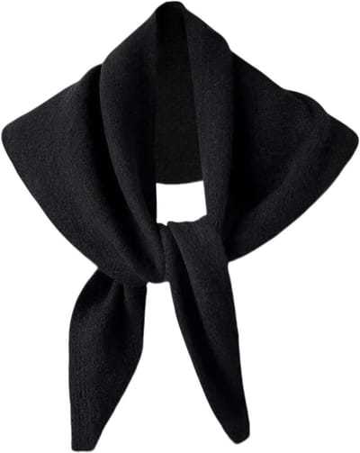 Stijlvolle gebreide driehoekige sjaal voor dames, warme pashmina wrap, zachte en comfortabele halsbedekking voor de herfst en winter