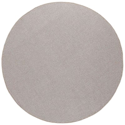 vidaXL - Binnen - kleed - LUGO - Taupe - Ø - 120 - cm - Polyester