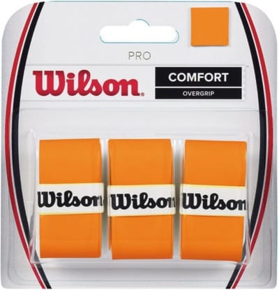 Wilson Pro Comfort - Overgrip Orange - Padel/Tennis/Badminton/Sqaush