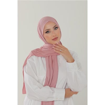 Hijab Turban Long Uni Doux en Jersey de Coton Modal pour Femmes Mode Ramadan Foulards Châles Foulard Musulman pour Dames Bandana gray
