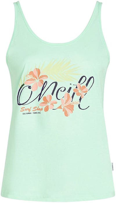 O´neill Summer Musthaves Luana Graphic Mouwloos T-shirt Groen S Vrouw