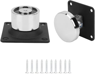 Dailygoods - Elektromagnetische Deurhouder - Houten en IJzeren Deuren - 132,3 Pond Sterke Zuigkracht - Duurzaam Gietstaal - Branddeuren - Veiligheid -...