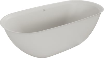 Mexen Siena vrijstaande badkuip van conglomeraten 170 x 80 , beton mat - 57291708061