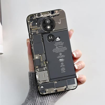 Hoesje Cover Voor Motorola Moto G7 Play Prachtig Hoesje Zachte Siliconen Shell Voor Motorola Moto G7 Power Schattig Cartoon Zwart Hoesje Moto G7 Power