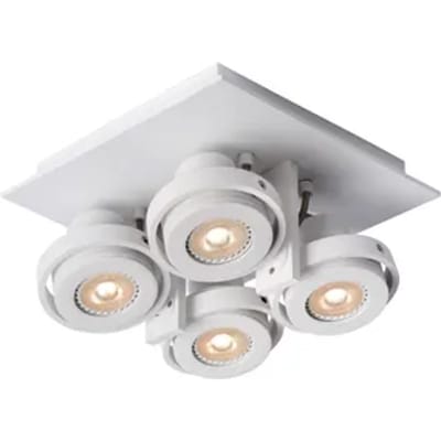 Lucide Opbouwspot Landa - Wit - 23cm - 4xgu10