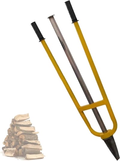 Handmatige Brandhoutsplitter - Houtsplijter Houtklover - Brandhout Voorbereiden - Traagheid Aangedreven Splijten - 99 cm - Zwart