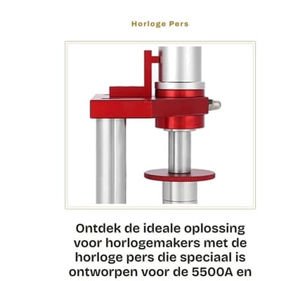 Dailygoods- Horloge Pers - 20 Dies Drukken - Schroef Type - Horloge Reparatie - Compatibel met 5500A/5500C - Roestvrij Staal - Horloge Gereedschap