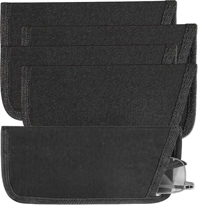 Zachte Glazen Hoesjes - 5 Stuks Slip-In Brillen Zakken voor Zonnebrillen en Leesbrillen, Bescherming en Opberging