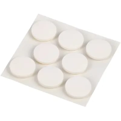 Fix-o-moll Meubelglijder Tapijtglijder - Zelfklevend - Kunststof - Diam. 18mm - Rond - 8 Stuks