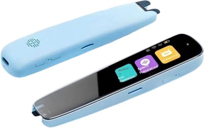 3,7'' Touchscreen Vertaalpen – Woordenboek, Tekst Scannen en Vertalen, WiFi & Bluetooth, 142 Talen, Taal Vertaler, Digitale Pen, Offline Vertaling
