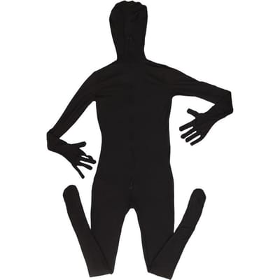Collants Extérieurs Sans Couture Transparents Zentai Combinaison Complète Manteau Complet Haute Élasticité Combinaison de Danse Scène Cosplay Costume Bodysuit Corps EXL gray