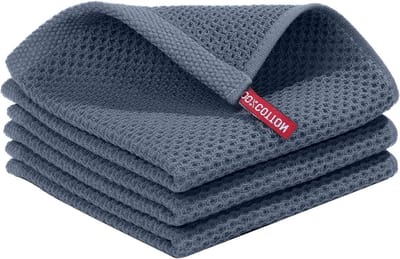Set van 3 Keukenhanddoeken van 100% Katoen, 30 x 30 cm, Absorberend, Duurzaam en Multifunctioneel voor Keuken en Huishouden